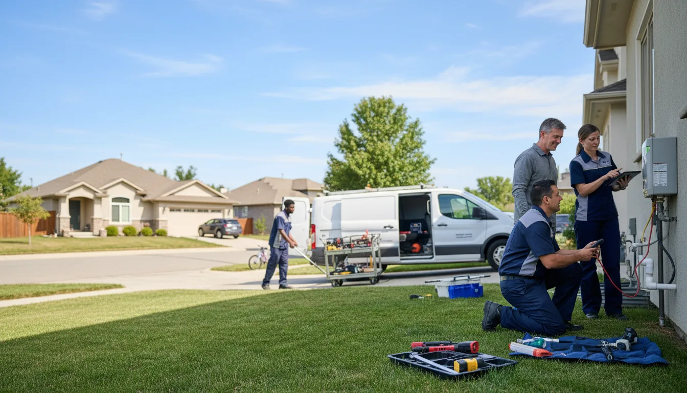 Tankless water heater service in Peckville, PA